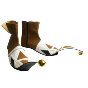 Bottes de clown à grelots