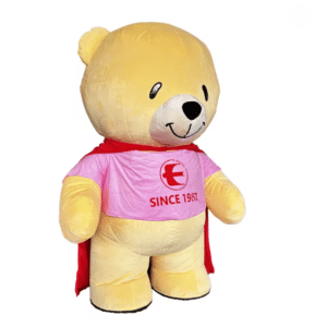 Costume gonflable ours avec cape