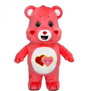 Ours rouge cœurs