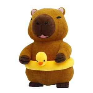 Costume gonflable capybara avec bouée