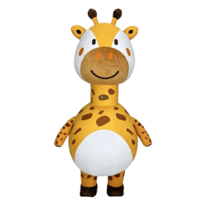 Costume gonflable girafe jaune