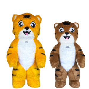 Costume gonflable tigre mignon