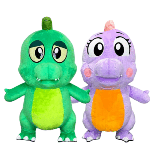 Costume gonflable bébé dinosaure