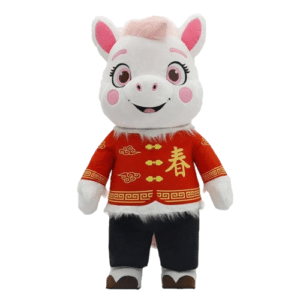 Costume gonflable cheval nouvel an chinois