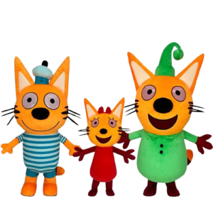 Costume gonflable chat orange