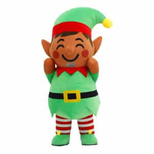 Costume gonflable lutin de Noël