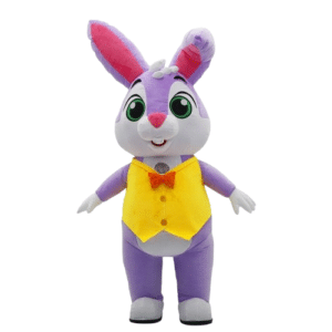 Costume gonflable lapin violet