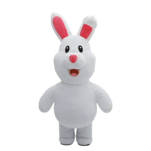 Costume gonflable lapin joyeux