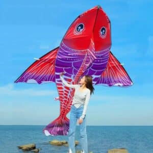 Cerf-volant poisson géant