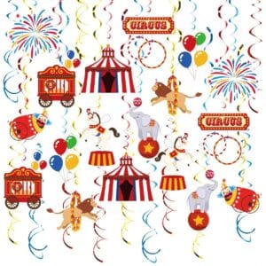 Guirlandes suspendues cirque