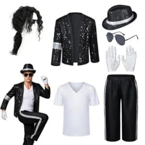 Costume complet Michael Jackson Billie Jean