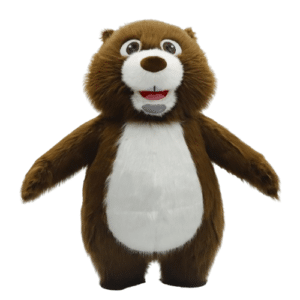 Mascotte gonflable castor
