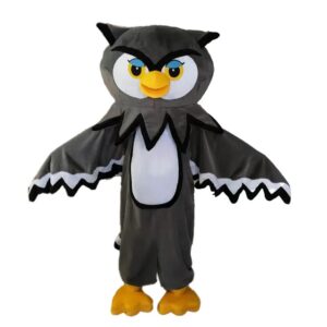 Mascotte hibou noir
