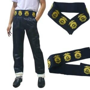 Ceinture cuir Michael Jackson militaire