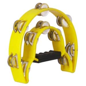 Tambourin à cymbalettes demi-lune