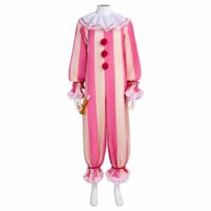 Costume de clown rose