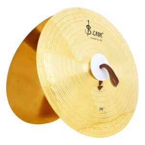Paire de cymbales cuivre