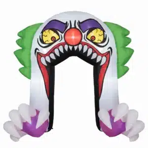 Arche gonflable clown halloween