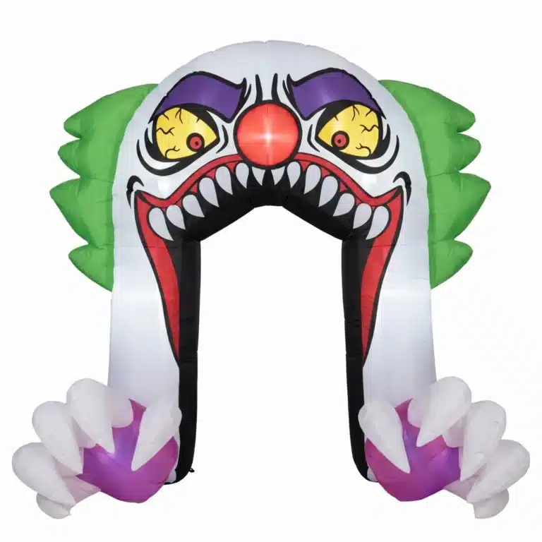 Arche gonflable clown halloween