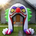 Arche gonflable clown halloween