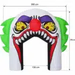Arche gonflable clown halloween