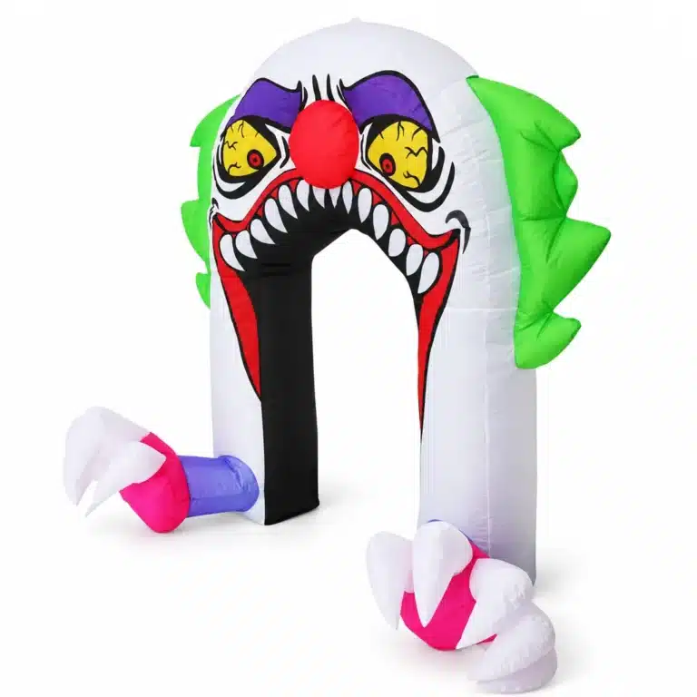Arche gonflable clown halloween