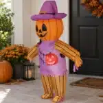 Bonhomme citrouille gonflable halloween