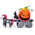 Carrosse citrouille gonflable halloween