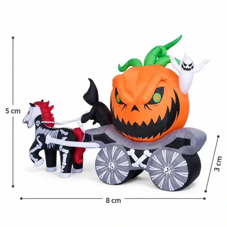 Carrosse citrouille gonflable halloween