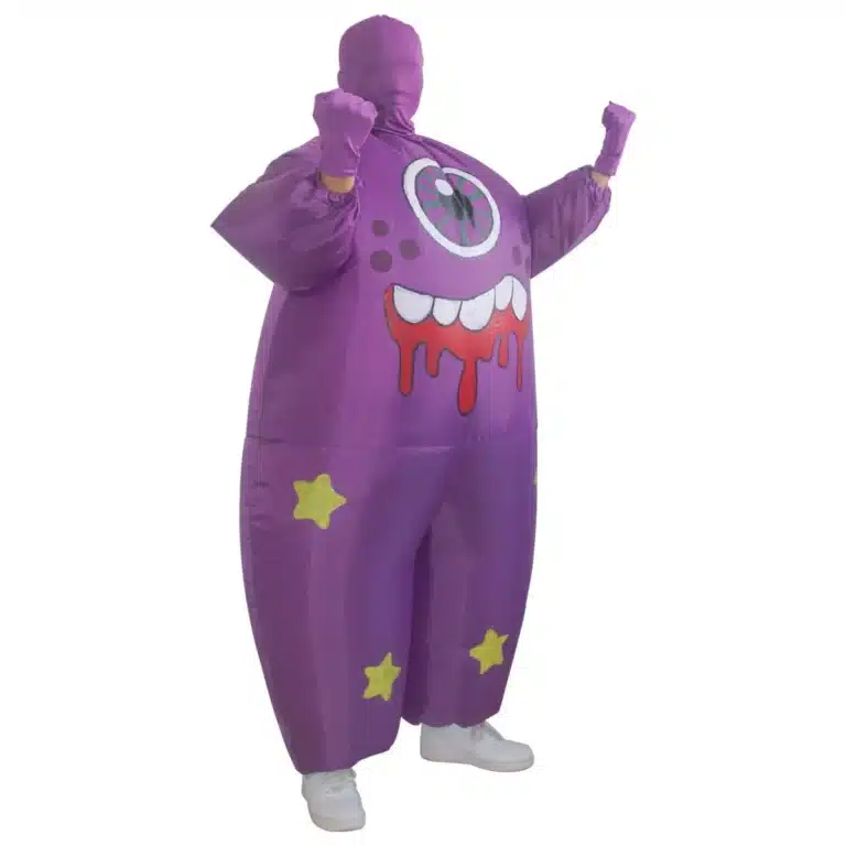 Costume gonflable cyclope violet