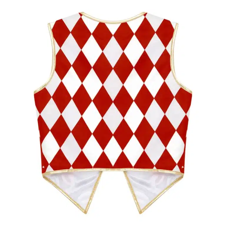 Gilet à carreaux cirque femme