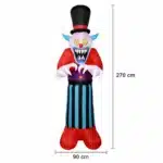 Grand clown gonflable halloween - A Espagne