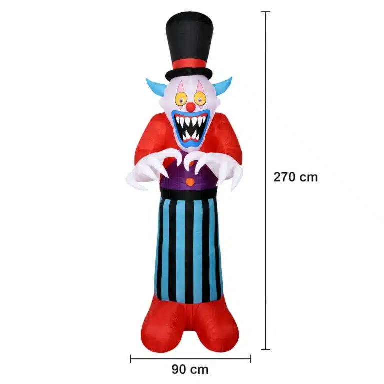 Grand clown gonflable halloween - A Espagne