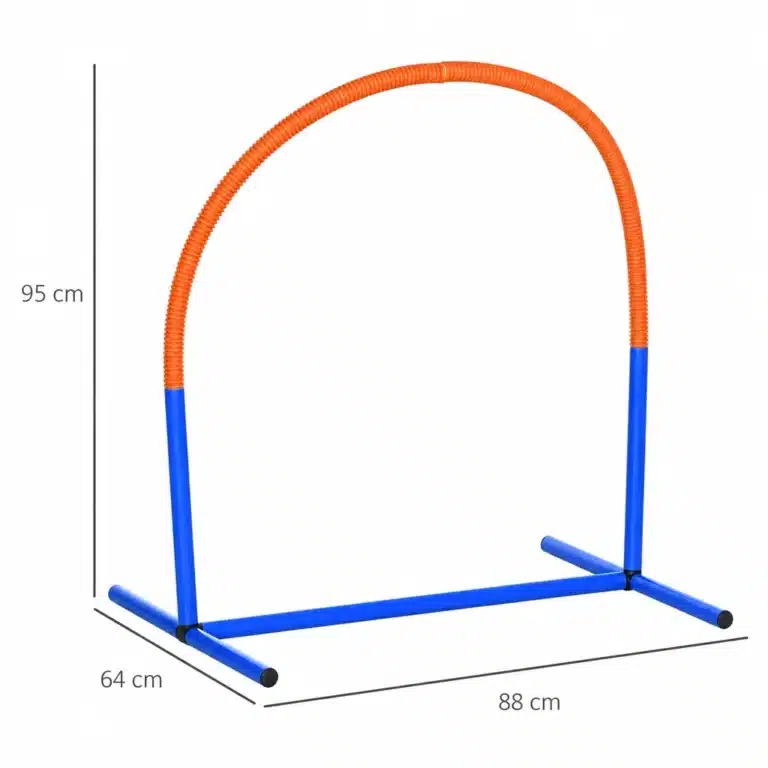 Kit de 4 arceaux d’agility pour chien
