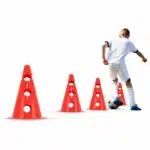 Kit de cônes et barres pour parcours sportifs (lot de 12)
