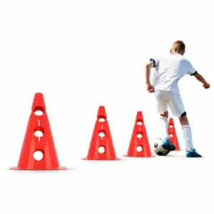 Kit de cônes et barres pour parcours sportifs (lot de 12)