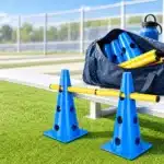 Kit de cônes et barres pour parcours sportifs (lot de 6)