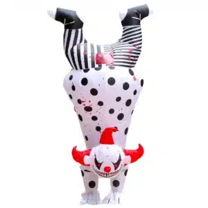 Mascotte gonflable clown terrifiant - Clown inversé