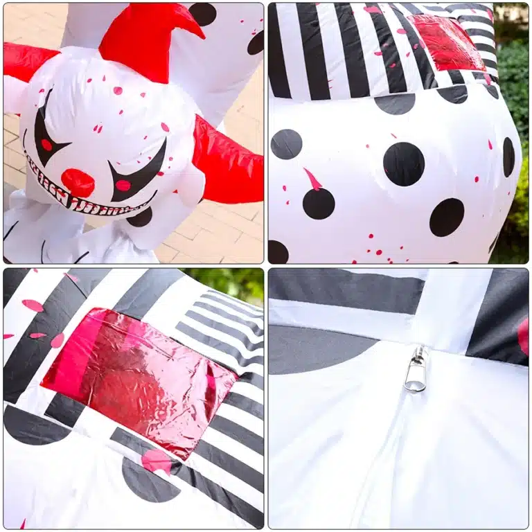 Mascotte gonflable clown terrifiant