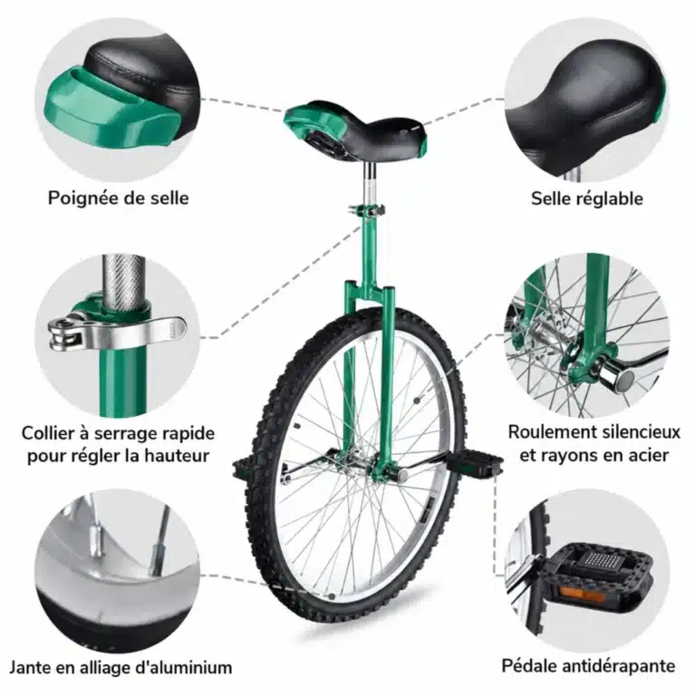 Monocycle adulte (24 pouces)