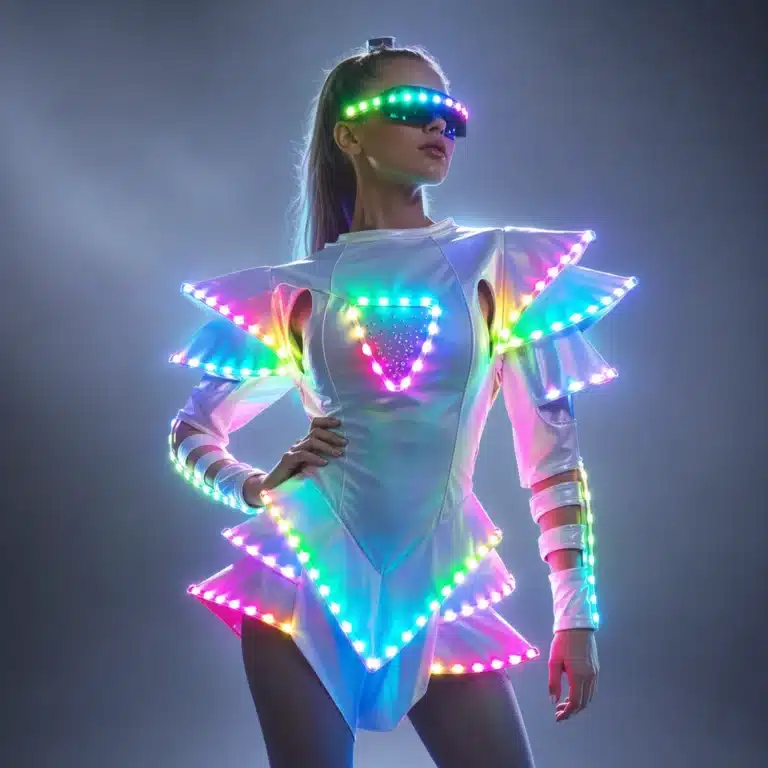 Robe blanche LED