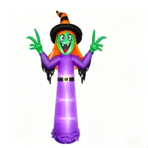 Sorcière gonflable halloween