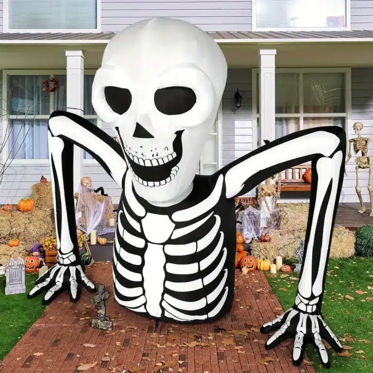 Squelette gonflable halloween